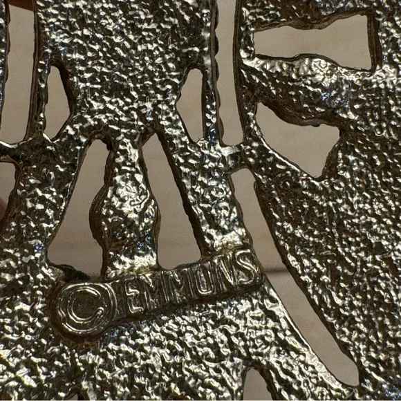 Emmons Brooch Large Rhinestone Multicolored Brooch Pendant Vintage - Picture 5 of 7